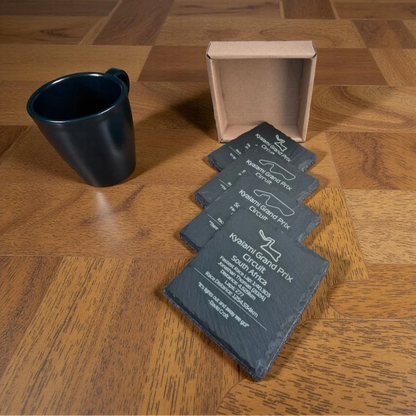 South African Exclusive – Kyalami Heritage Slate Coaster Set