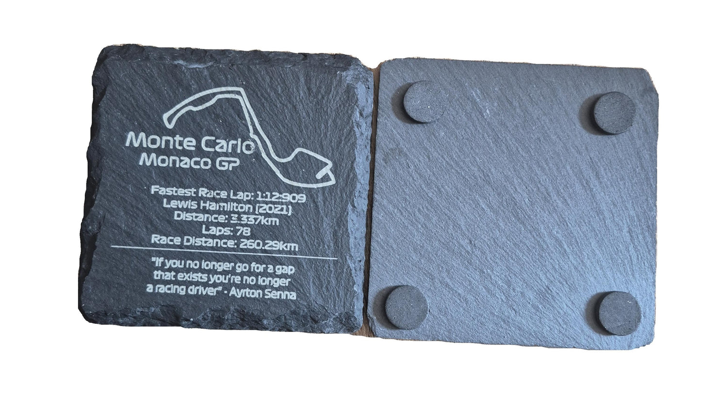 Legends of Formula 1 – Slate Coaster Gift Set