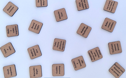 Wooden Date Night Jar- Bamboo Lid